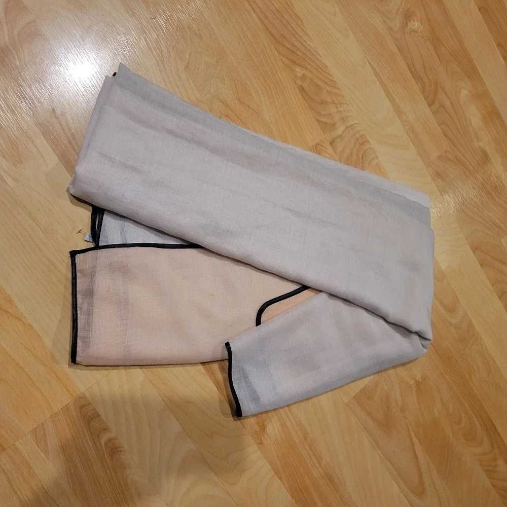 Charlotte Russe Ombre Pink Grey Scarf